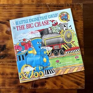 Vintage 1988 The Little Engine That Could & The Big Chase Paperback Book